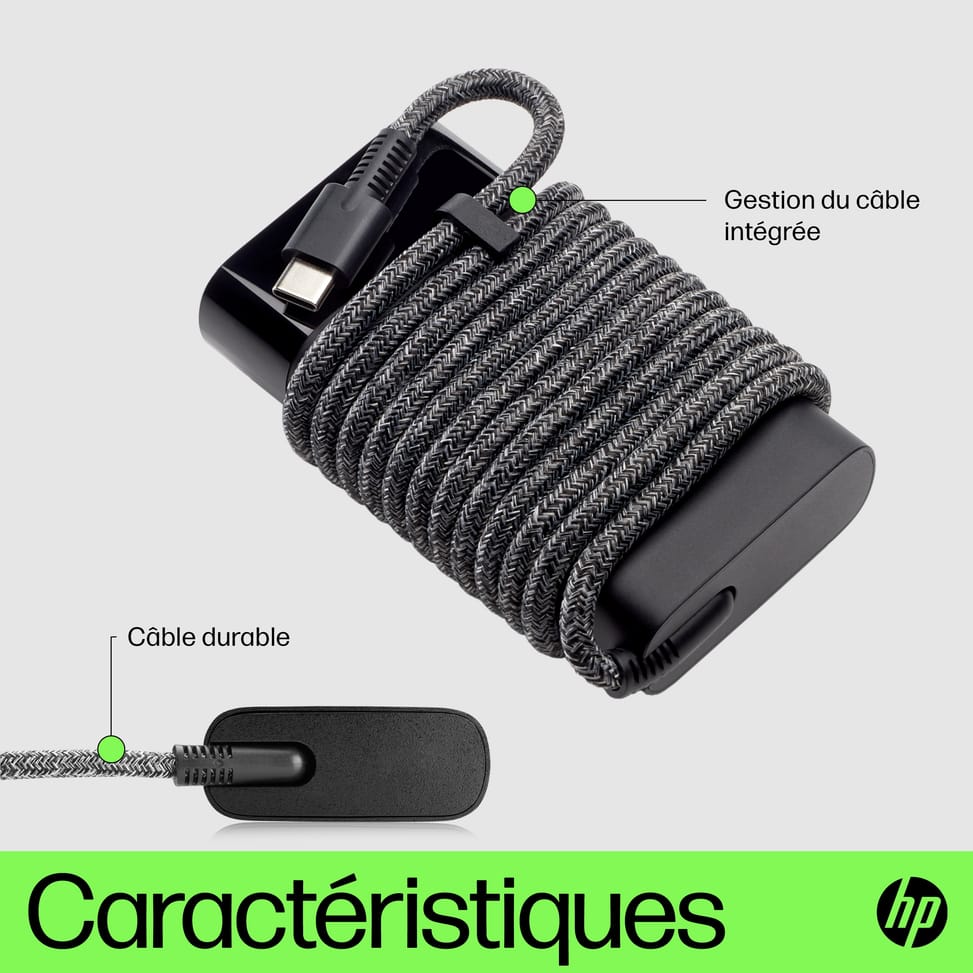 شاحن HP للحاسوب المحمول USB-C 65 W (671R2AA) — صورة 5