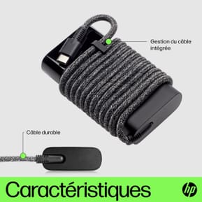 HP Chargeur pour ordinateur portable USB-C 65 W Chargeur pour ordinateur portable HP USB-C 65 W (671R2AA) — image 5