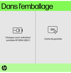 HP Chargeur pour ordinateur portable USB-C 65 W Chargeur pour ordinateur portable HP USB-C 65 W  (671R2AA)