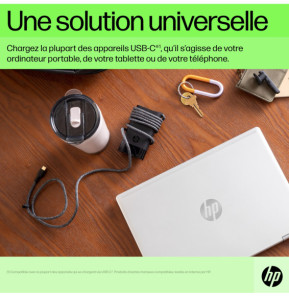 HP Chargeur pour ordinateur portable USB-C 65 W Chargeur pour ordinateur portable HP USB-C 65 W  (671R2AA)