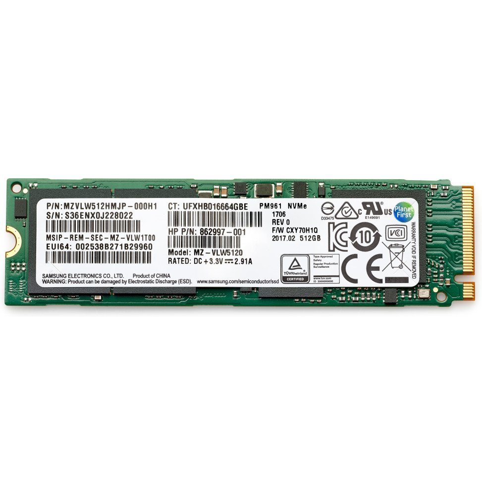 HP 1TB PCIe 4x4 NVMe TLC SSD M.2 1 To PCI Express 4.0 (406L7AA)