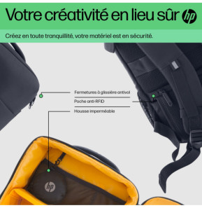HP Sac à dos pour ordinateur portable 16,1 pouces Creator (6M5S3AA)