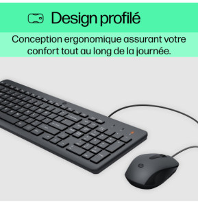 Souris et clavier filaires HP 150  (240J7AA)
