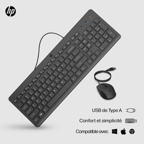 Souris et clavier filaires HP 150 (240J7AA) — image 5