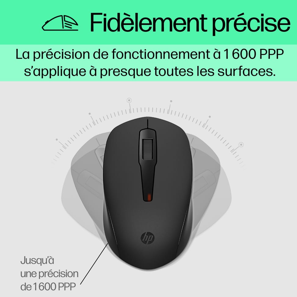 طقم لوحة مفاتيح وفأرة سلكي HP 150 (240J7AA) — صورة 6