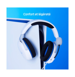 Casques gamer HyperX Cloud Stinger 2 Core PS blancs (6H9B5AA)