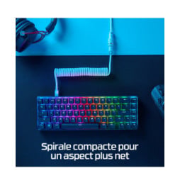 HyperX 6J679AA câble de clavier/souris Noir, Gris 1,37 m USB Type-A, USB Type-C (6J679AA)