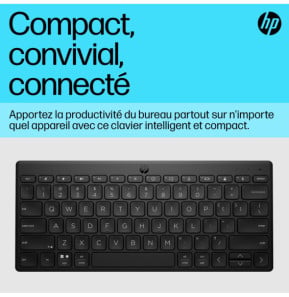 HP Clavier Bluetooth multi-périphériques compact 350 Clavier Bluetooth multi-périphériques compact HP 350  (692S8AA)