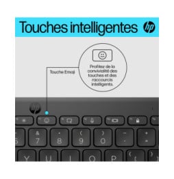 HP Clavier Bluetooth multi-périphériques compact 350 Clavier Bluetooth multi-périphériques compact HP 350  (692S8AA)