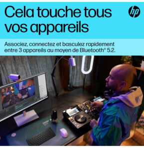 HP Clavier Bluetooth multi-périphériques compact 350 Clavier Bluetooth multi-périphériques compact HP 350  (692S8AA)