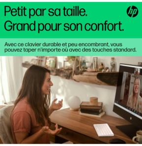 Clavier Bluetooth multi-périphériques compact HP 350  (692T0AA)