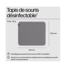 HP 100 Sanitizable Mouse Pad  100 Sanitizable Mouse Pad  (8X594AA)