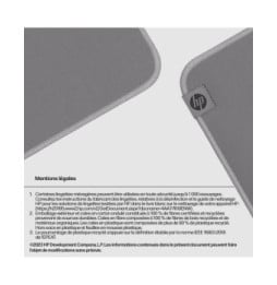 HP 100 Sanitizable Mouse Pad  100 Sanitizable Mouse Pad  (8X594AA)