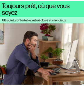 HP Clavier filaire rétroéclairé 400 Clavier filaire rétroéclairé HP 400  (7N7C0AA)