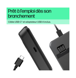 HP Clavier filaire rétroéclairé 400 Clavier filaire rétroéclairé HP 400  (7N7C0AA)