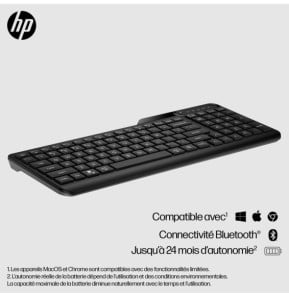 HP Clavier Bluetooth multi-périphériques 460 Clavier Bluetooth multi-périphériques HP 460  (7N7B8AA)