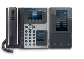 POLY Téléphone IP Edge E450 compatible PoE Téléphone IP Poly Edge E450 compatible PoE (82M90AA)