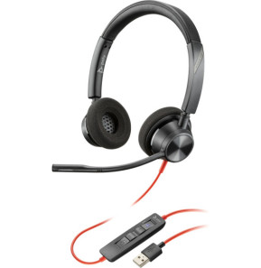 POLY Blackwire 3325-M Microsoft Teams Certified USB-A + 3.5mm Stereo Headset (76J21AA)