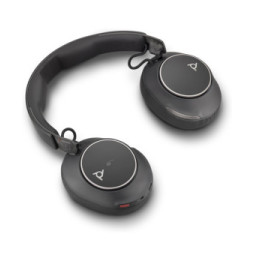 POLY Micro-casque Voyager Surround 80 UC USB-C certifié Microsoft Teams + adaptateur USB-C/A (8G7U0AA)