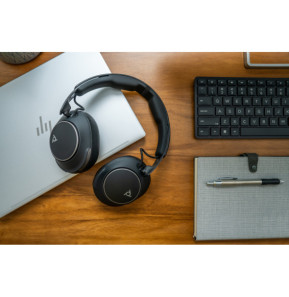 POLY Micro-casque Voyager Surround 80 UC USB-C certifié Microsoft Teams + adaptateur USB-C/A (8G7U0AA)