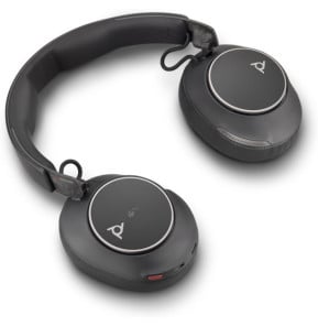 POLY Micro-casque Voyager Surround 80 UC USB-C certifié Microsoft Teams + adaptateur USB-C/A (8H2G3AA)