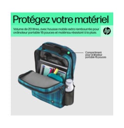 HP Sac à dos Campus XL (tartan) Sac à dos HP Campus XL (tartan)  (7J594AA)