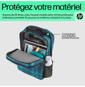 HP Sac à dos Campus XL (tartan) Sac à dos HP Campus XL (tartan)  (7J594AA)