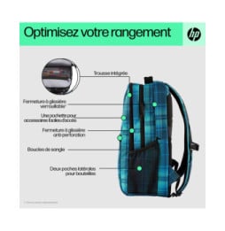 HP Sac à dos Campus XL (tartan) Sac à dos HP Campus XL (tartan)  (7J594AA)