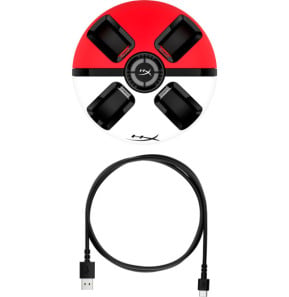 HyperX ChargePlay Quad 2 Manette de jeux Rouge, Blanc USB Intérieure (6Y2G7AA)