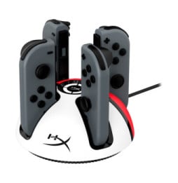 HyperX ChargePlay Quad 2 Manette de jeux Rouge, Blanc USB Intérieure (6Y2G7AA)