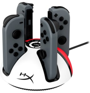 HyperX ChargePlay Quad 2 Manette de jeux Rouge, Blanc USB Intérieure (6Y2G7AA)