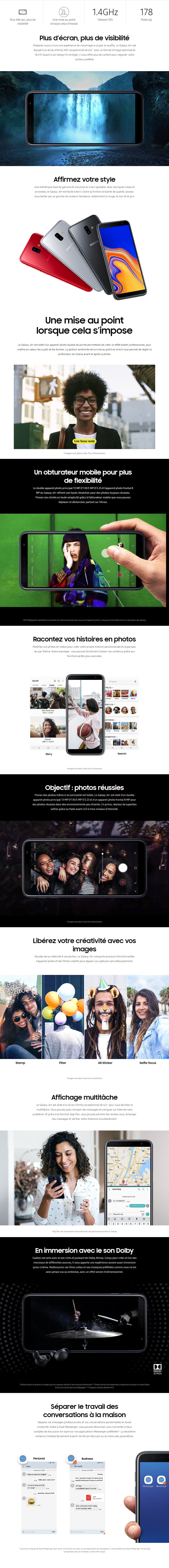 Smartphone Samsung Galaxy J6+ (2018)