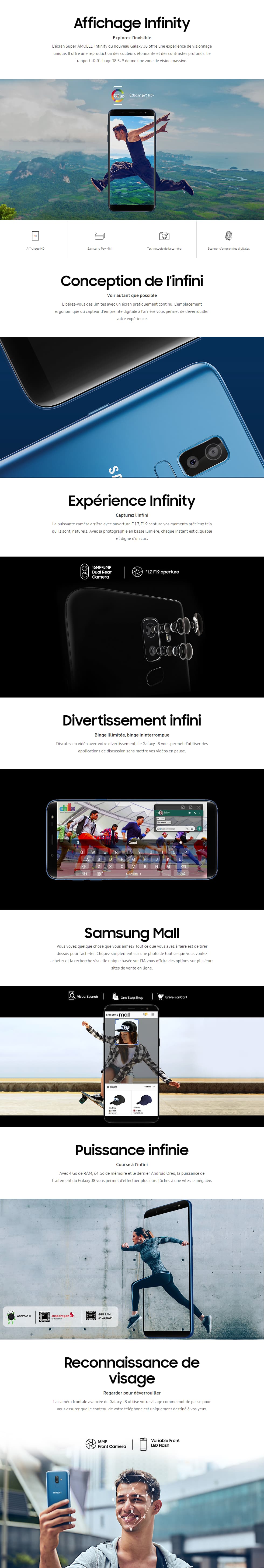 Smartphone Samsung Galaxy J8  (2018, Double Sim)