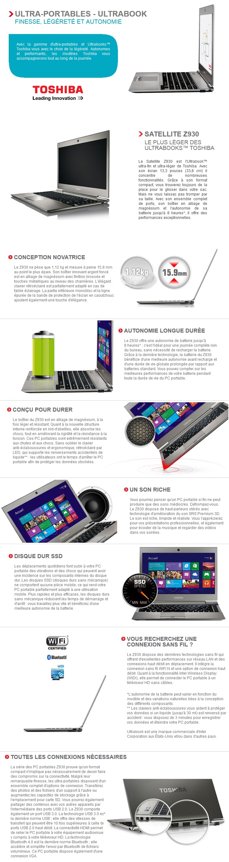 UltraBook Toshiba Satellite Z930-164