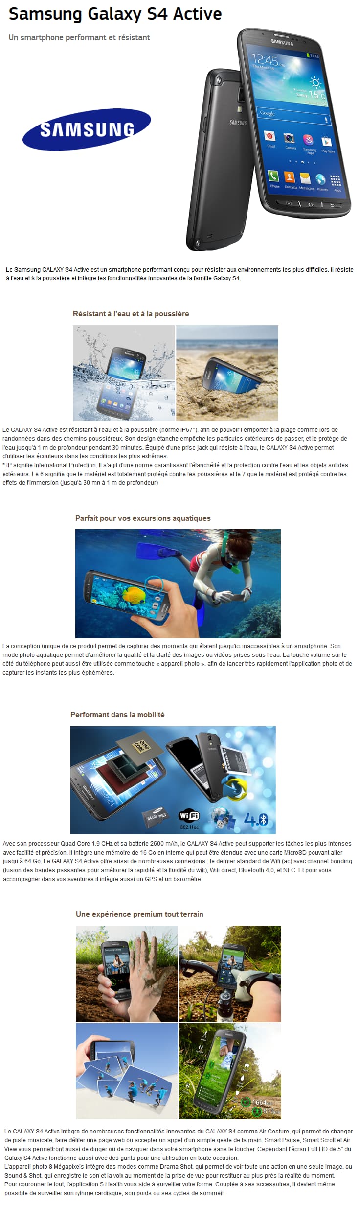 Samsung Galaxy S4 Active