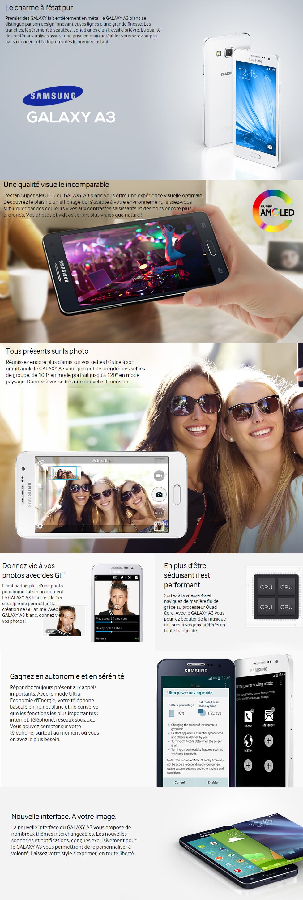 Smartphone Samsung Galaxy A3