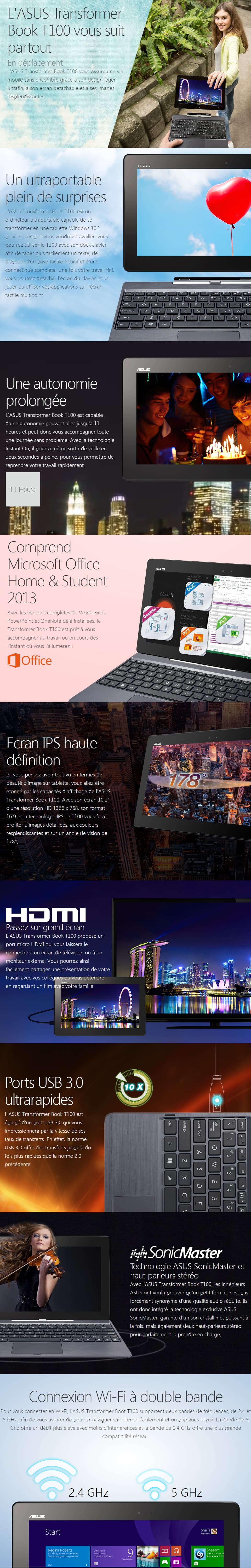 ASUS Transformer Book T100TAF-BING-DK001B 10.1"