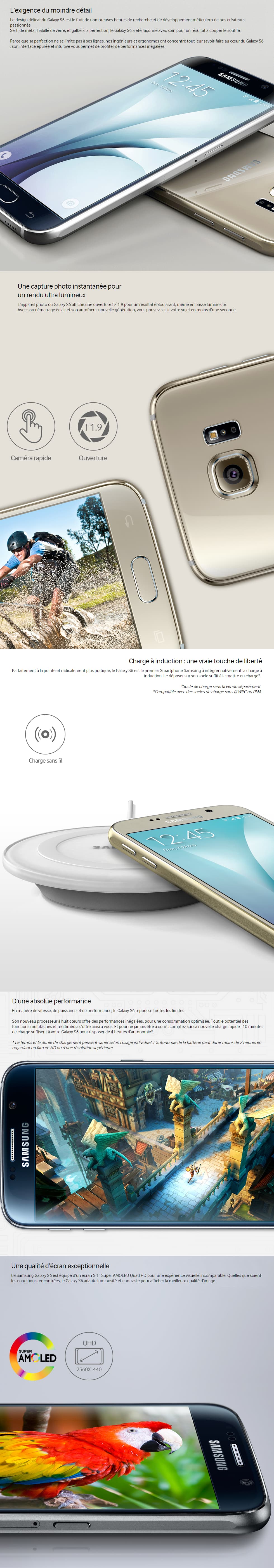 Smartphone SAMSUNG GALAXY S6
