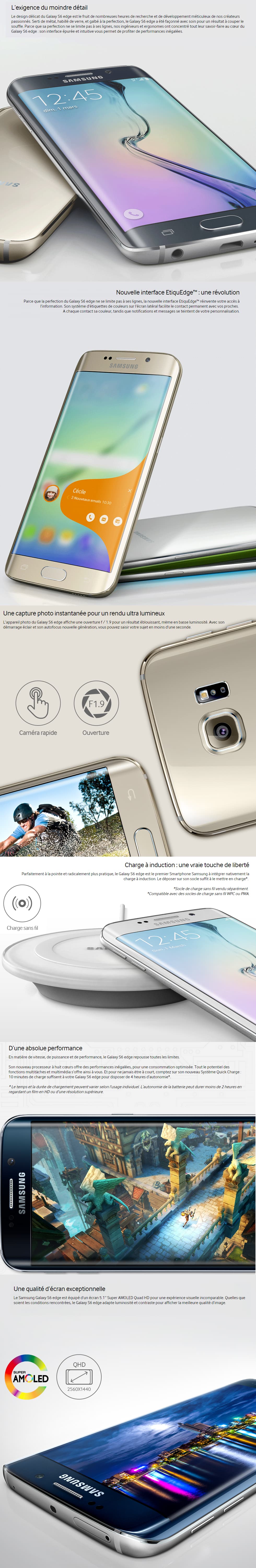 Smartphone SAMSUNG GALAXY S6 Edge