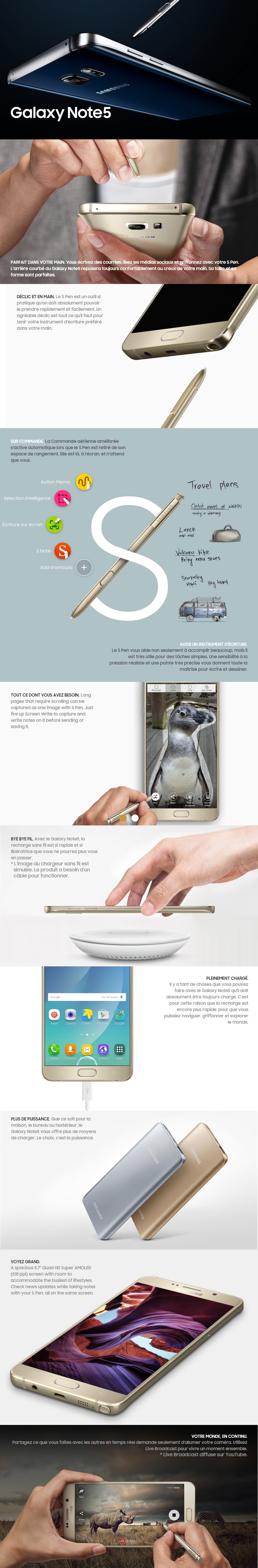 Smartphone Samsung Galaxy Note 5