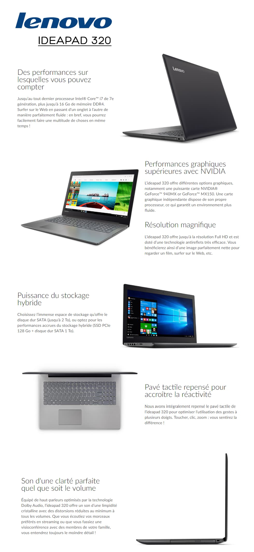 Ordinateur portable LENOVO Ideapad 320