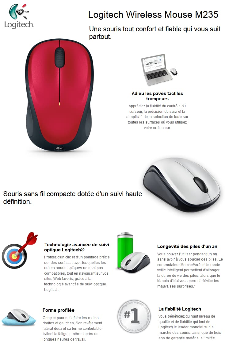Logitech Wireless Mouse M235