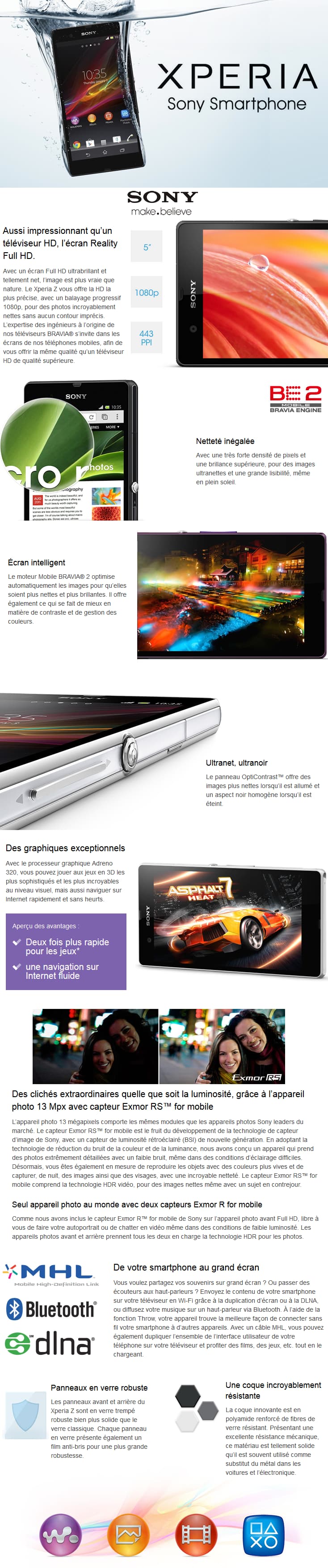 Sony XPERIA™ Z Smartphone
