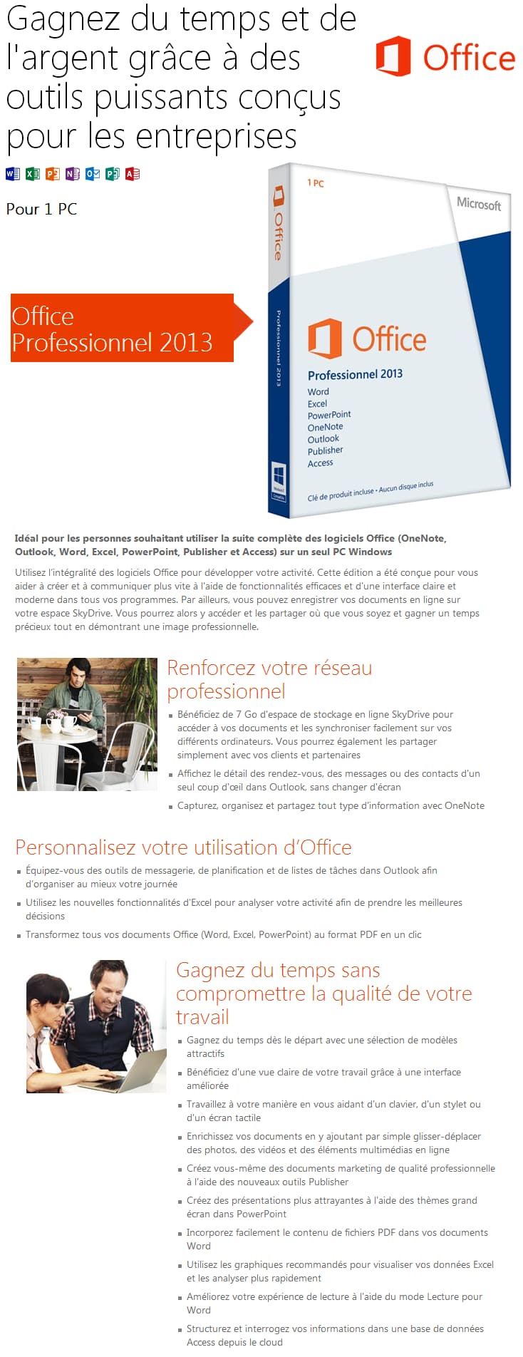 Microsoft Office Professionnel 2013 32-bit/x64 Français