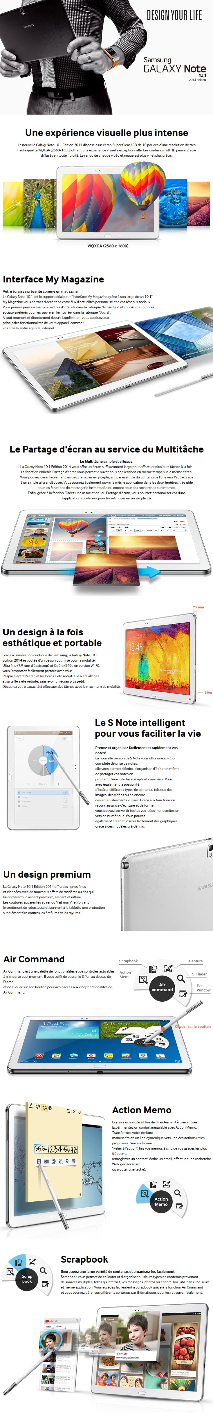 Samsung Galaxy Note 10.1 Edition 2014 - 3G - 16 GB 10.1"