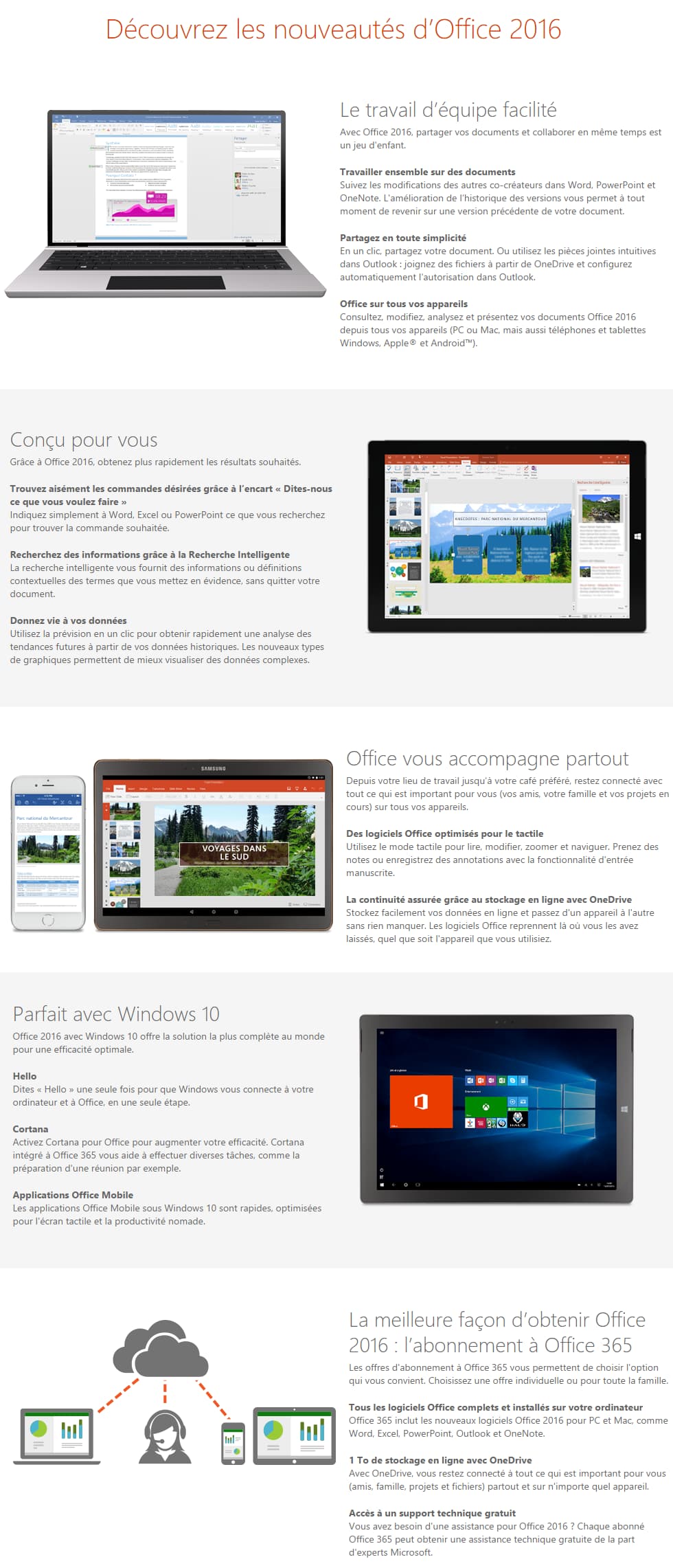 Microsoft Office Home and Student 2016 pour Windows - Français (Code d'activation)