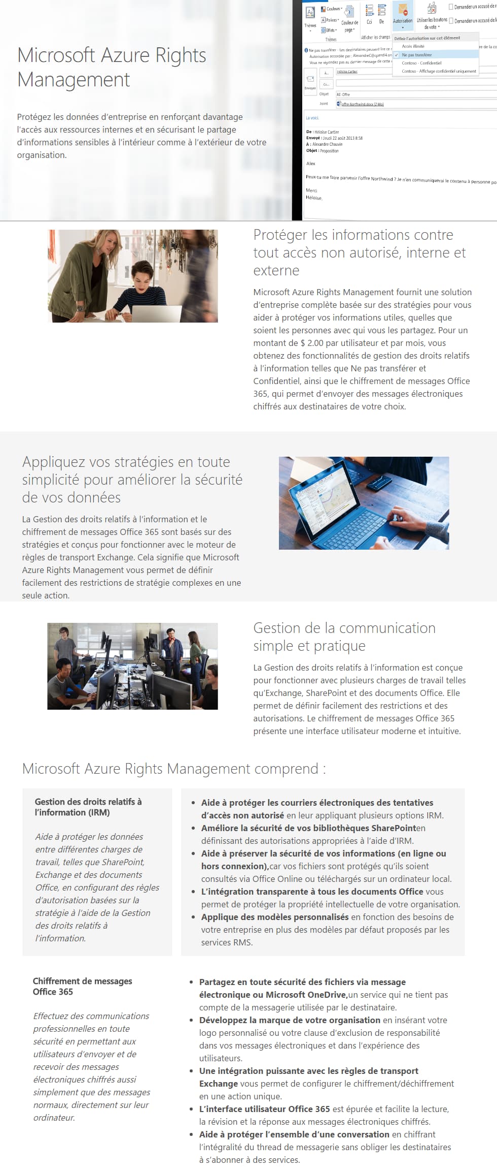 Microsoft Azure Rights Management - Licence d'abonnement ( 1 mois)