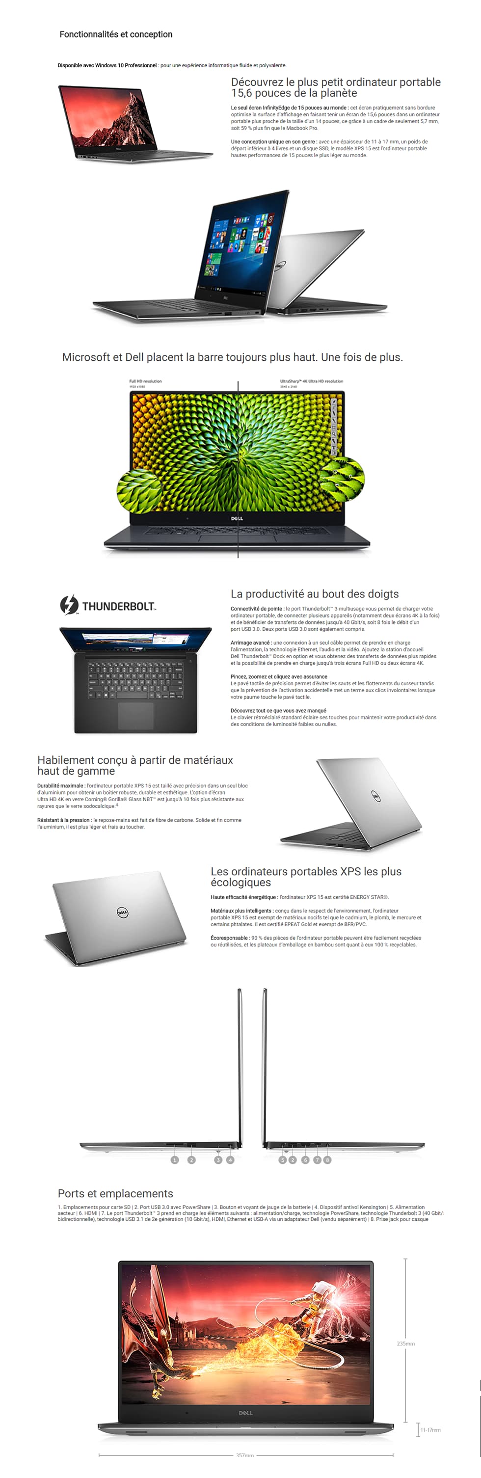 Ordinateur portable Dell XPS 15 (BERL1801_1603)