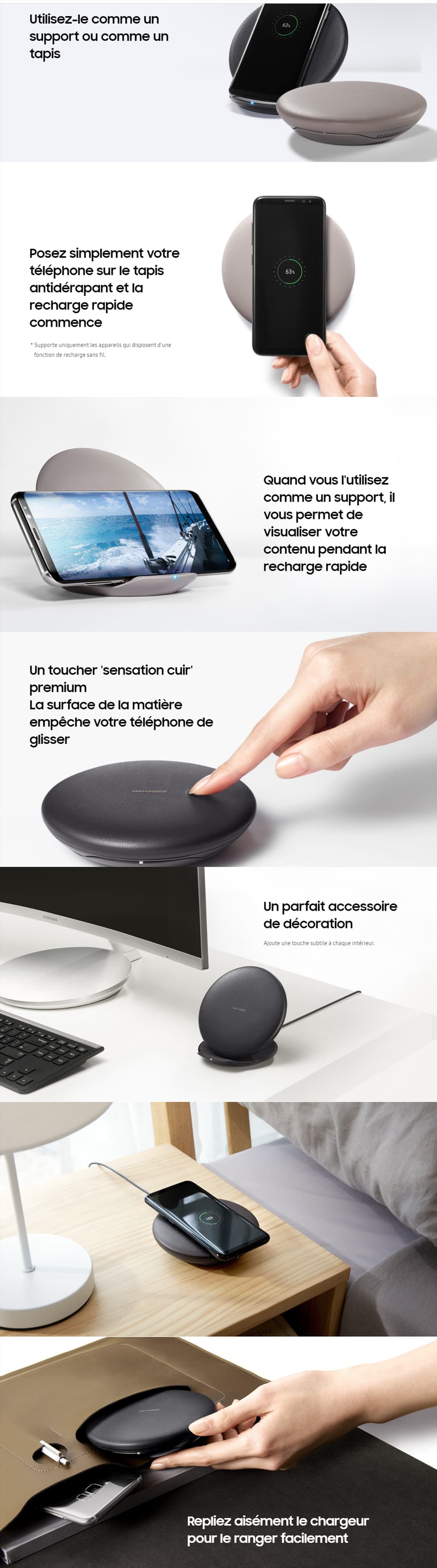 Chargeur Samsung Sans Fil Convertible