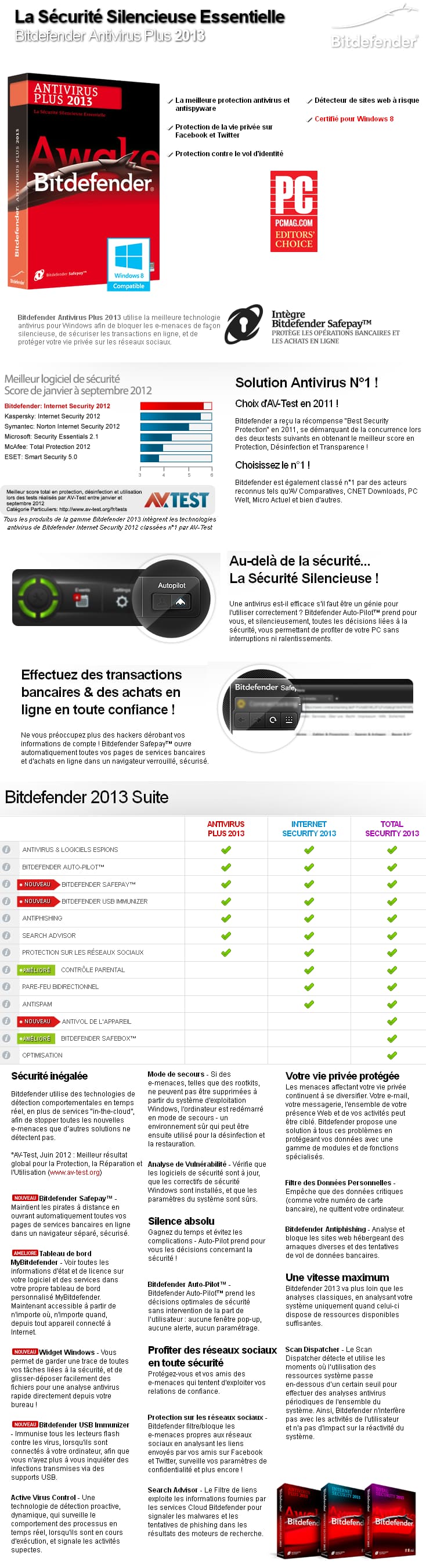 Bitdefender Antivirus Plus 2013 - DVD Slim